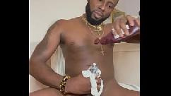 Sexy ass ebony keefe hace un banana cum split