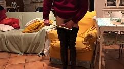 Juguetes y pantalones de cuero fetiche