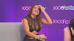 No fue una entrevista normal la tetona paula rojas terminó siendo follada duro