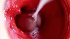 Cámara dentro del coño corrida poderosa en el coño el mejor asmr interno en 4k más esperma